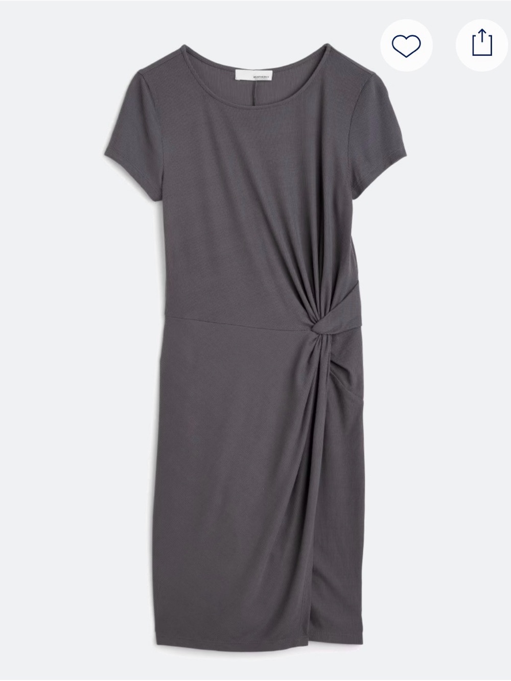 Heatherly Short Sleeved Fitted T-Shirt Dress